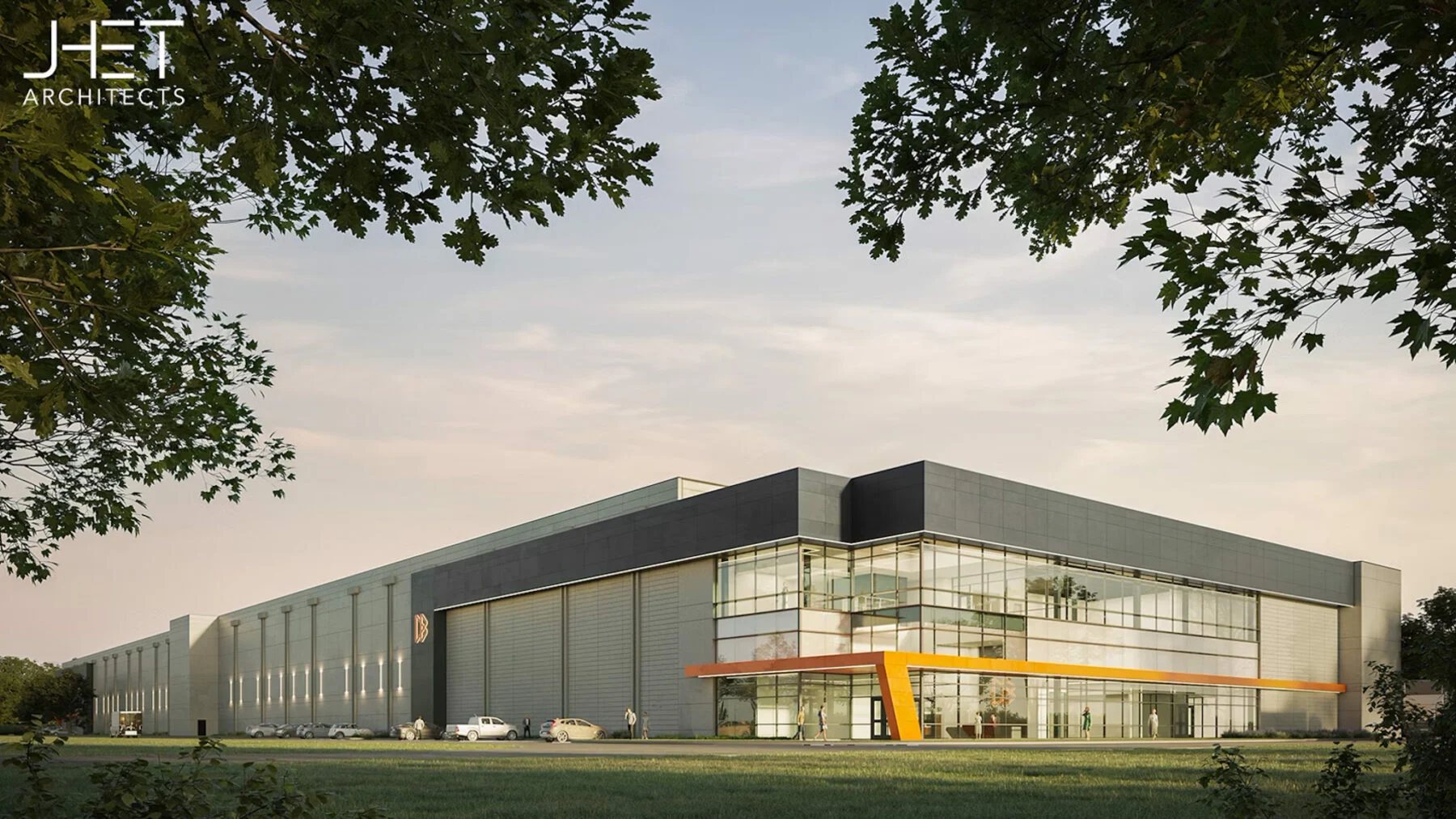 rendering of data center