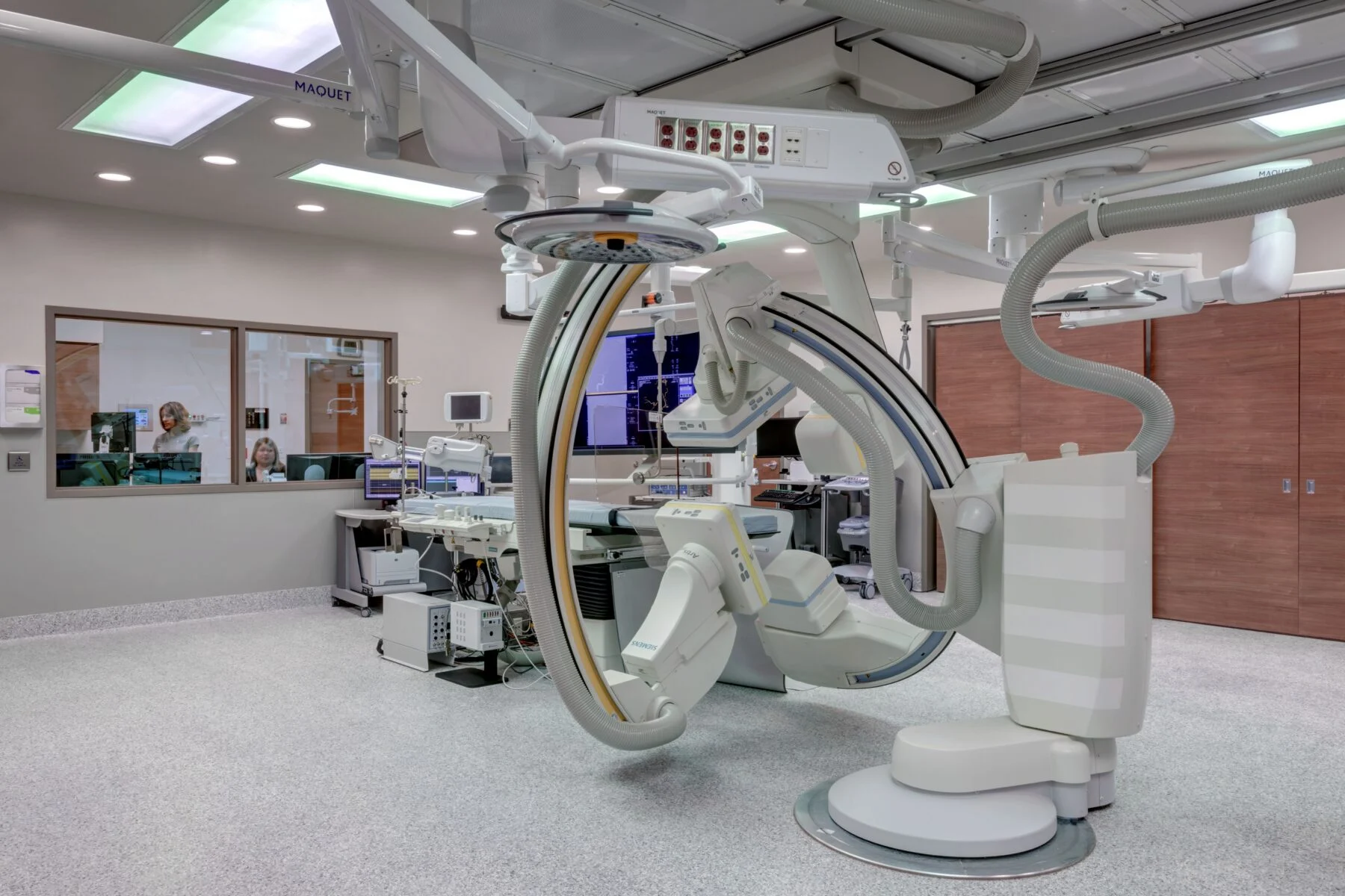medical scanning machine room