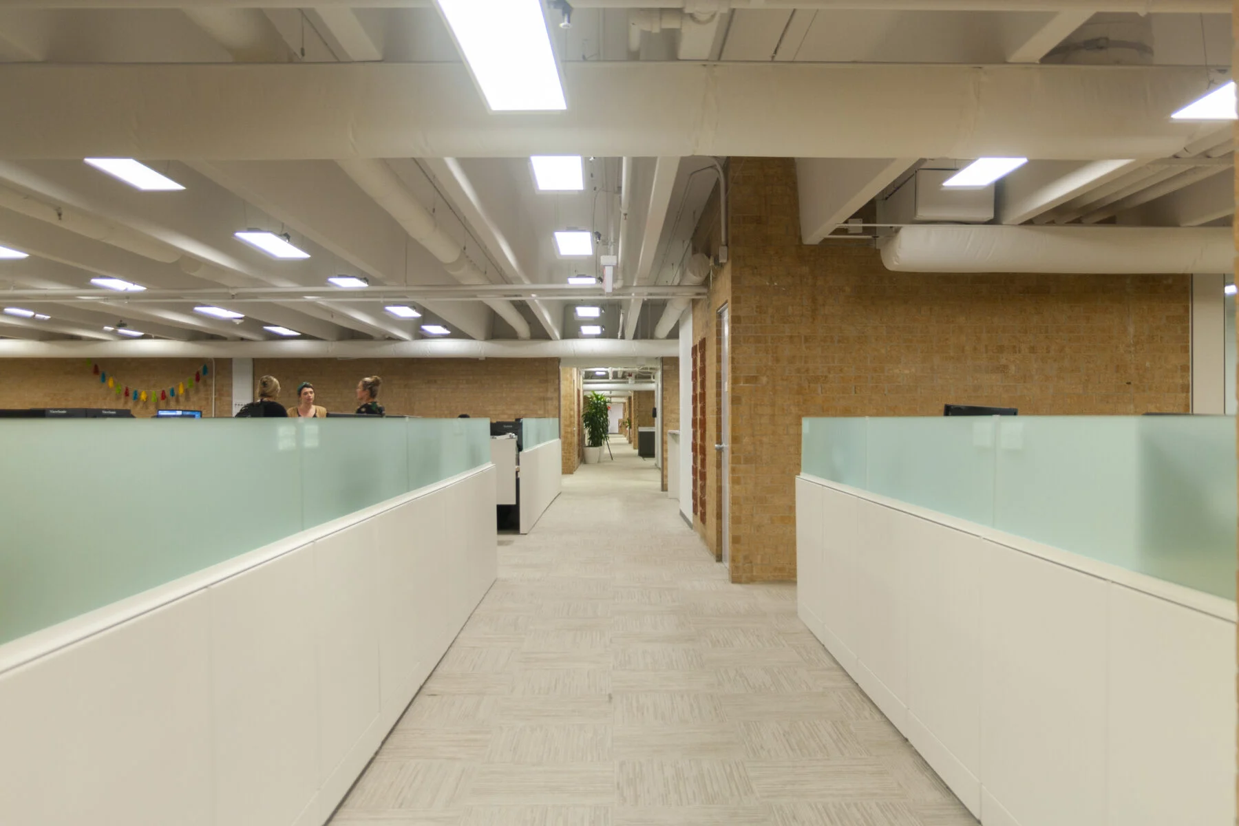 lobby entrance to office space