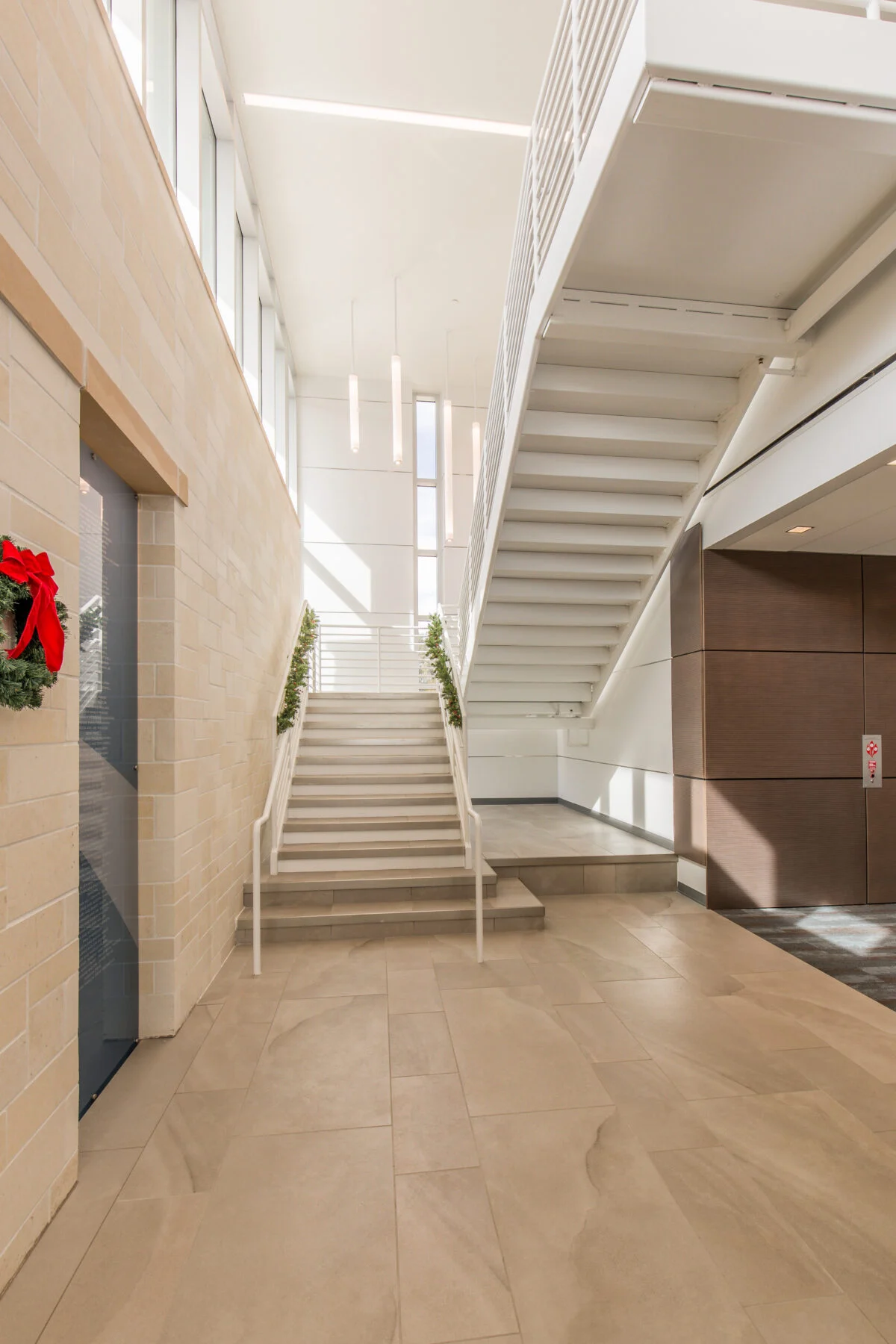 staircase leading to second floor