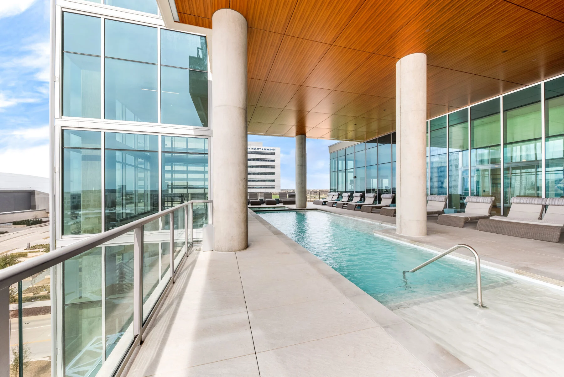 covered outdoor pool