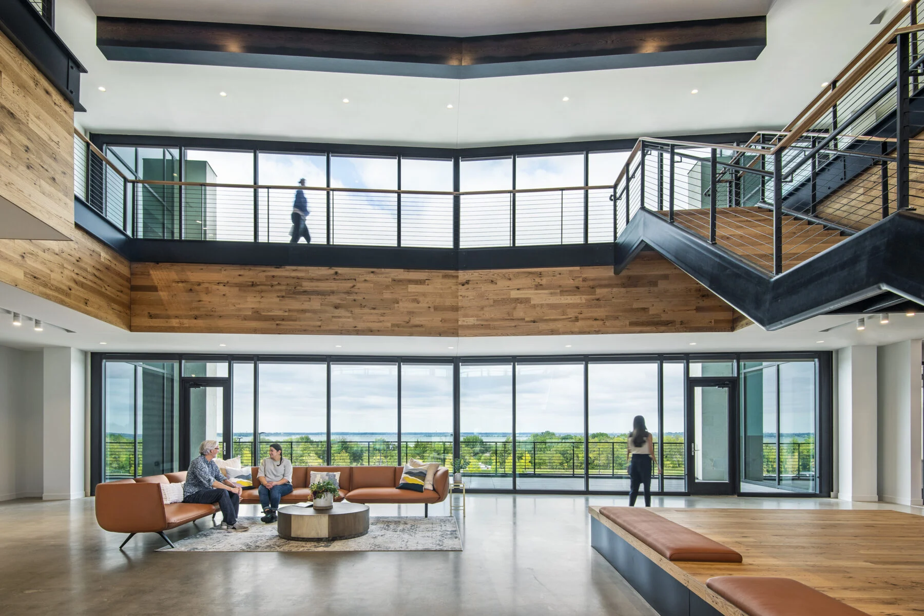 two story of view of interior of building