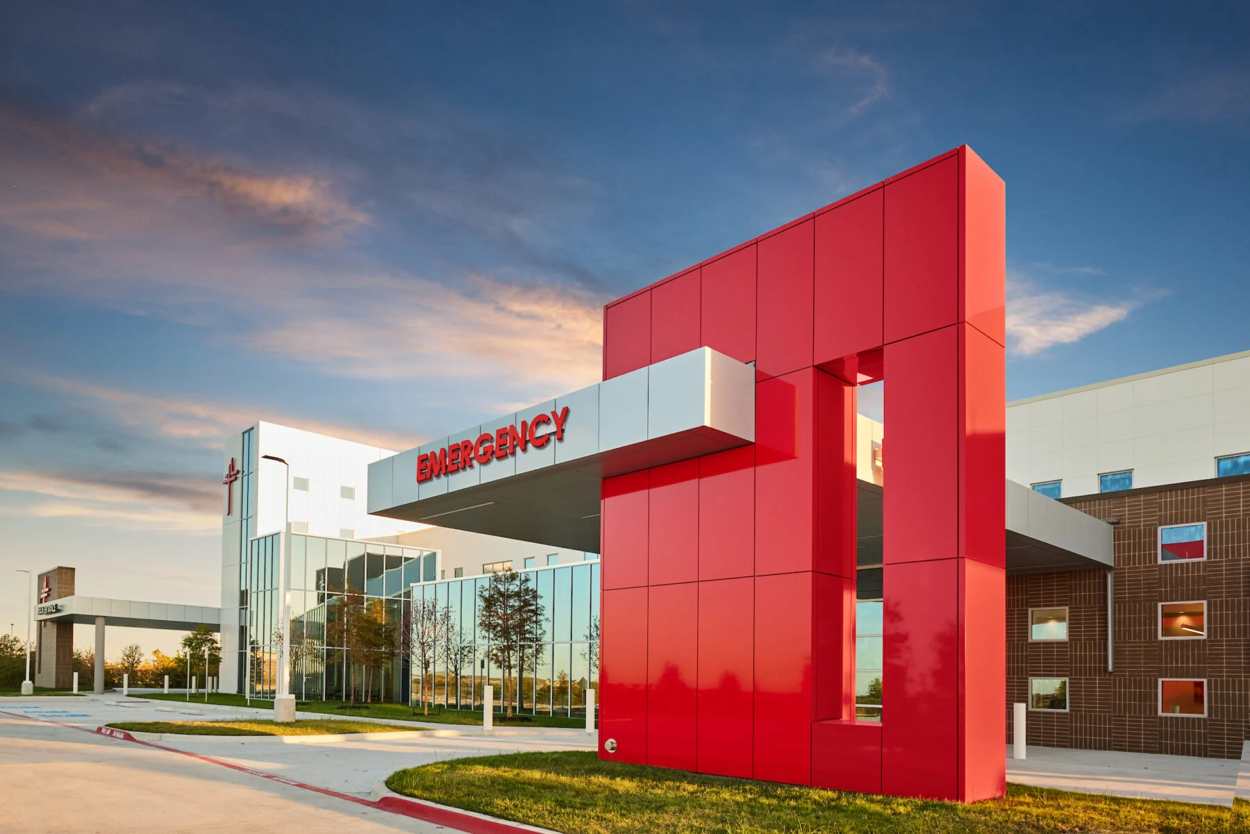 emergency entrance for regional hospital