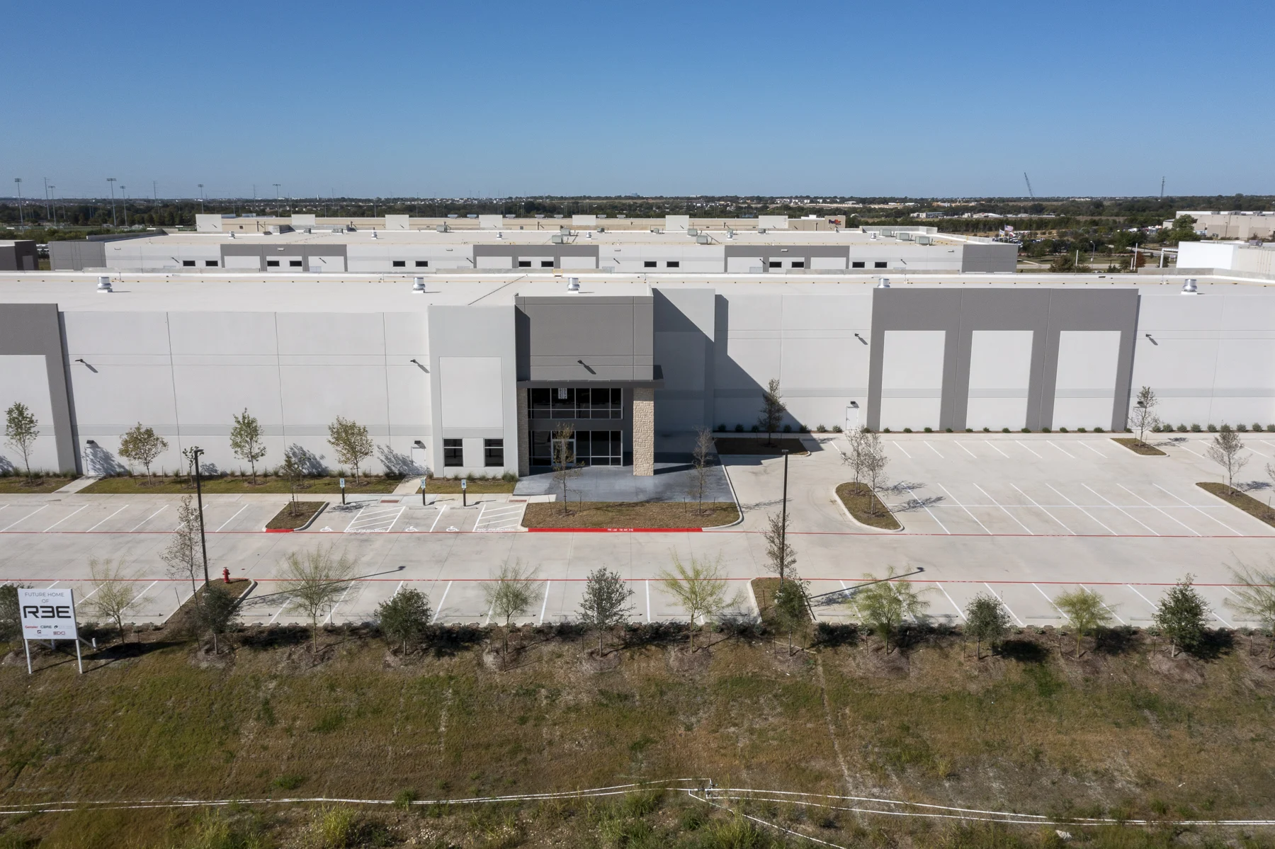exterior of industrial and distribution space