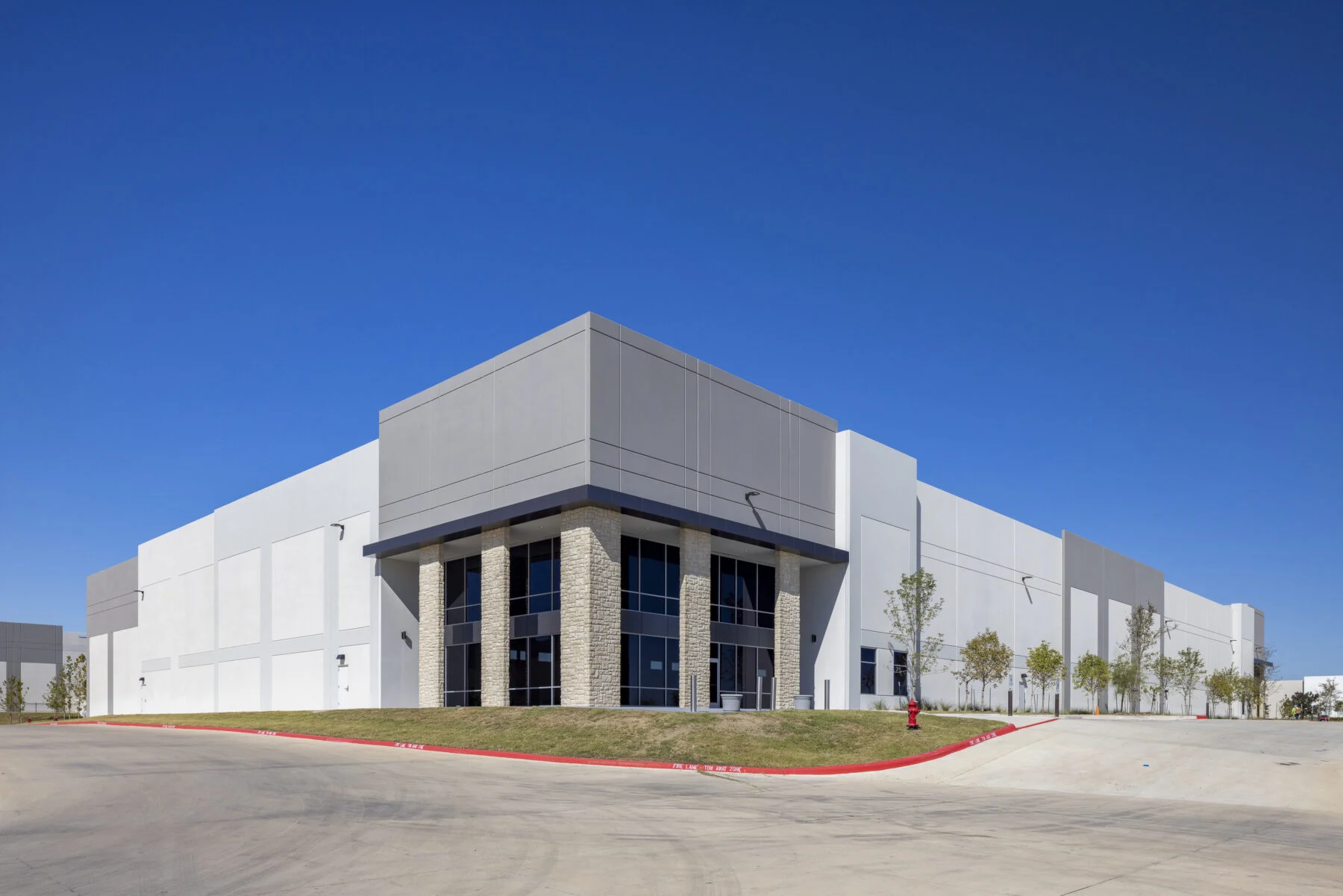 exterior of industrial and distribution space