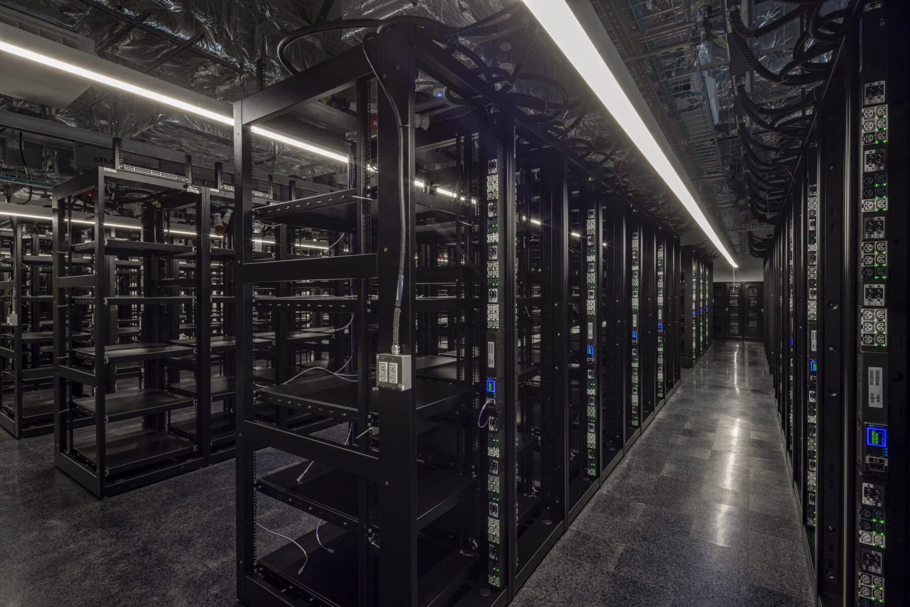 data server rooms for advanced manufacturing facility