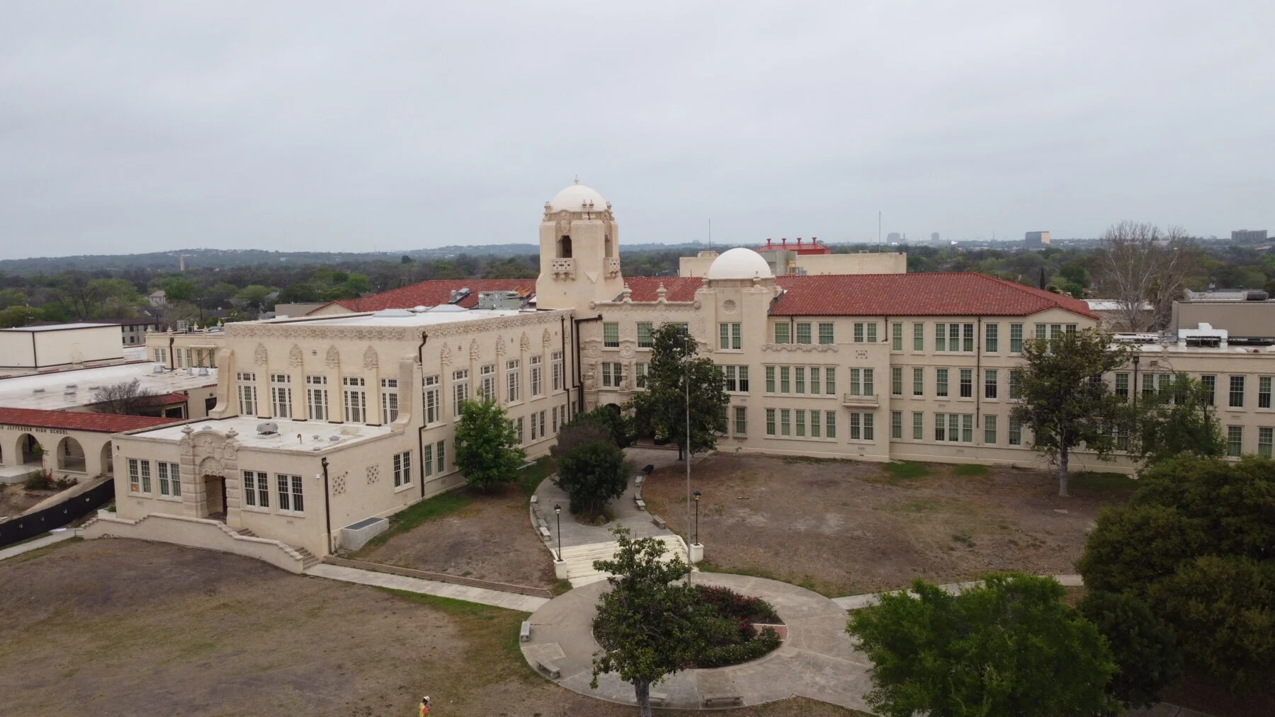 exterior of high school