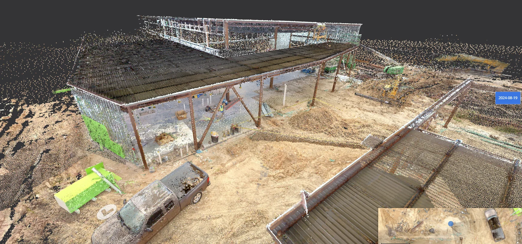 Cloud point scan of auditorium