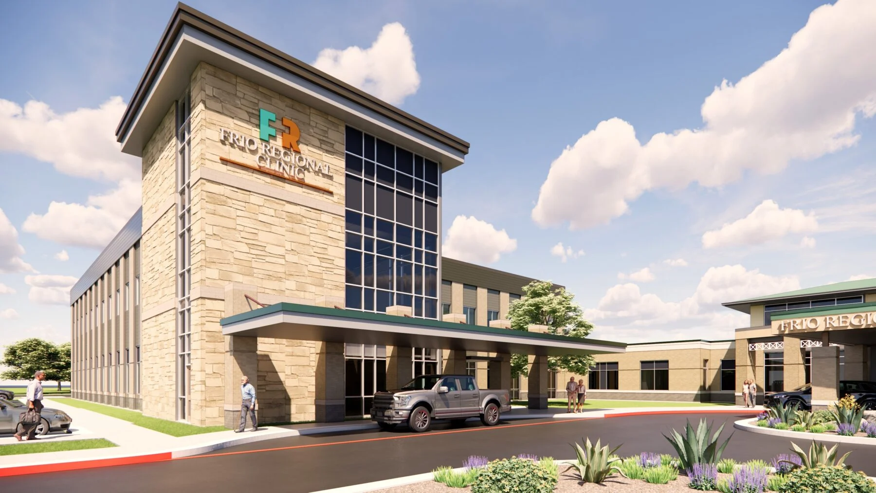 rendering of hospital