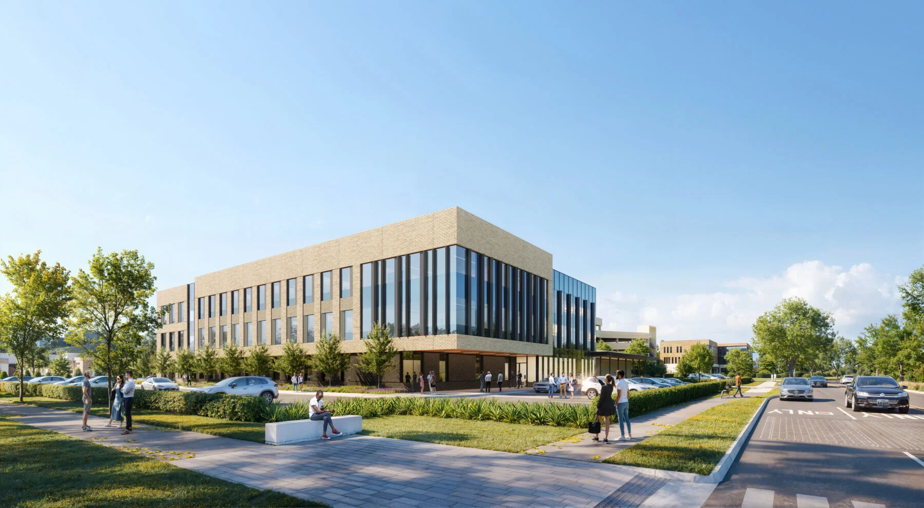 rendering of healthcare facility