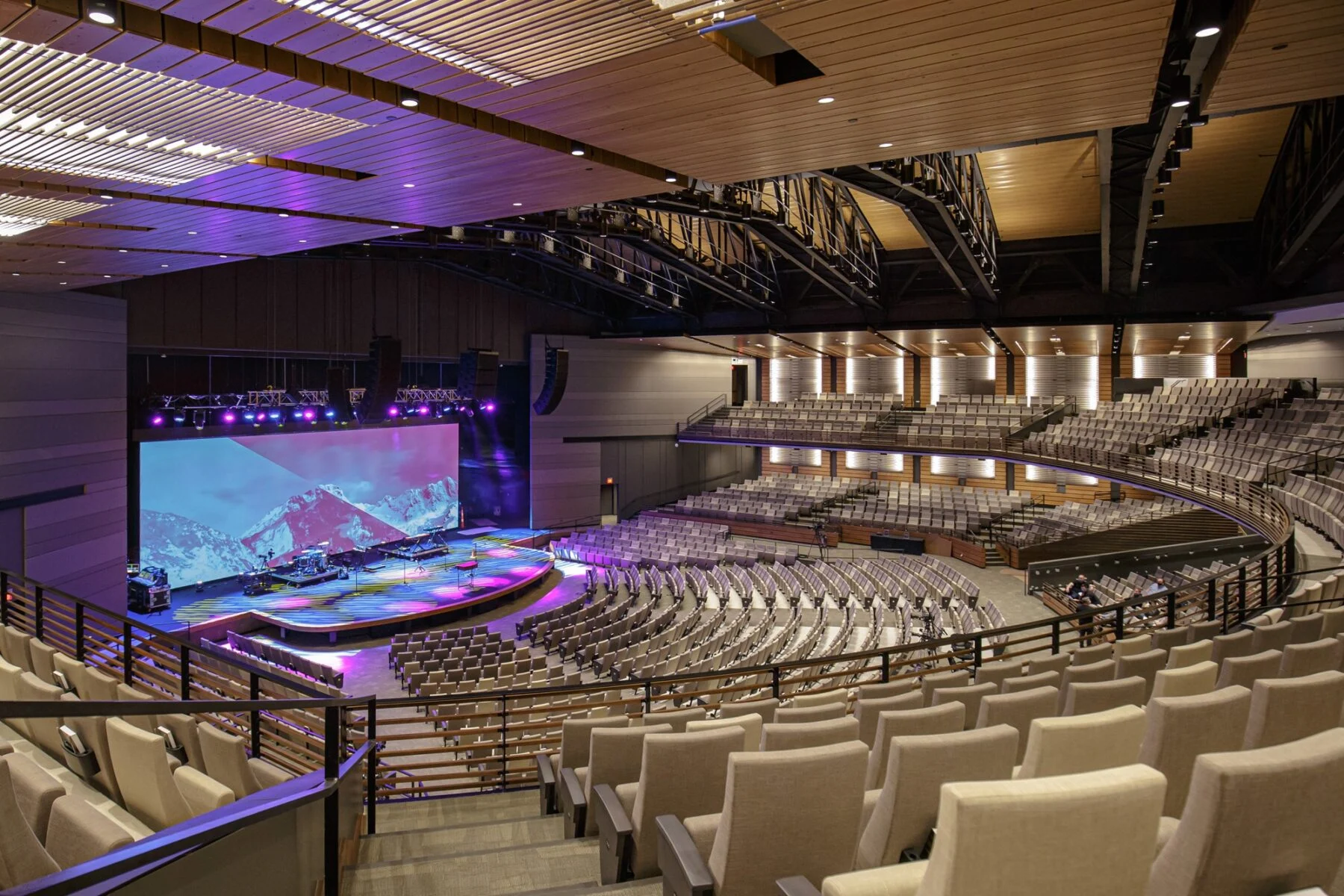 auditorium with two story seating
