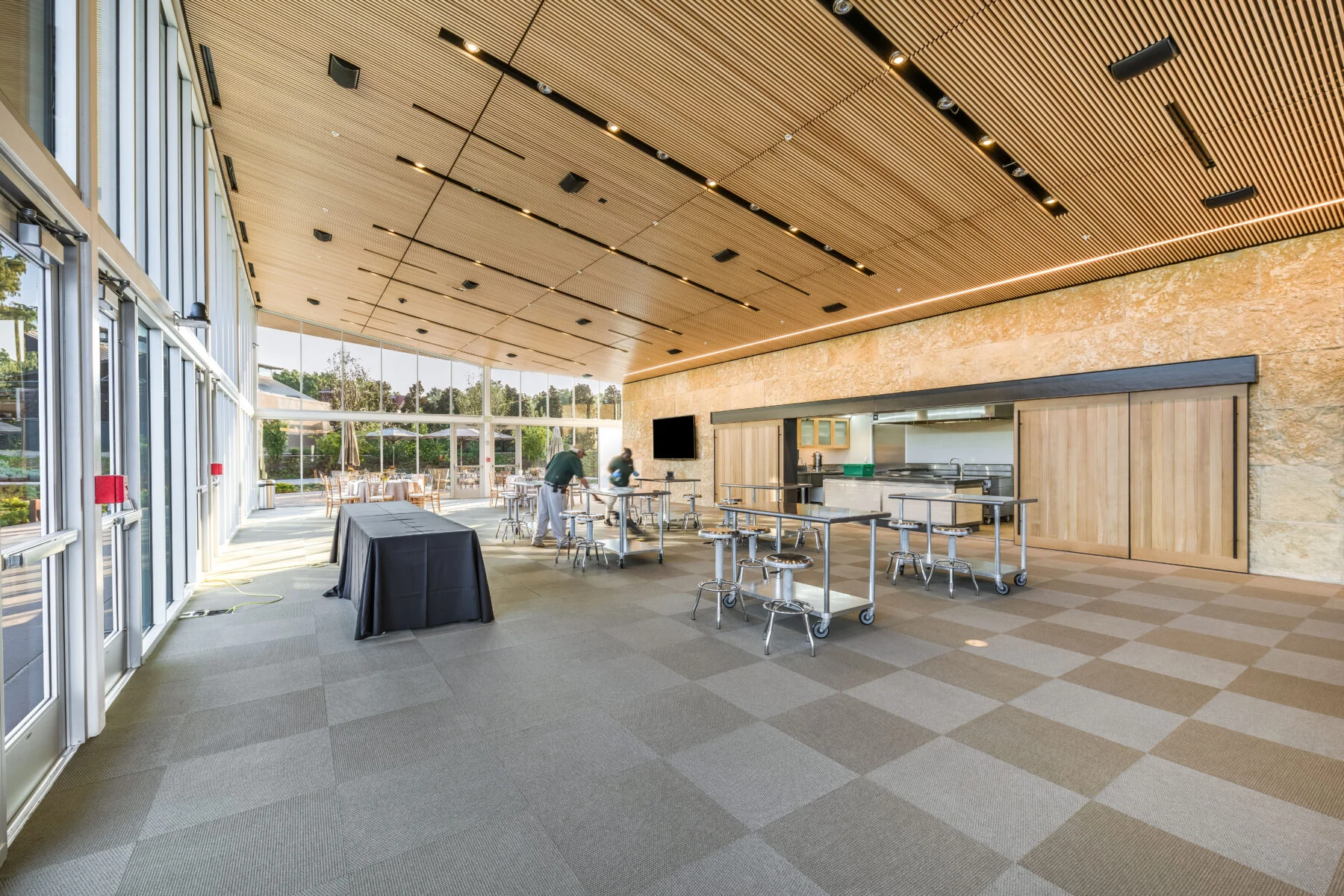 interior food service space
