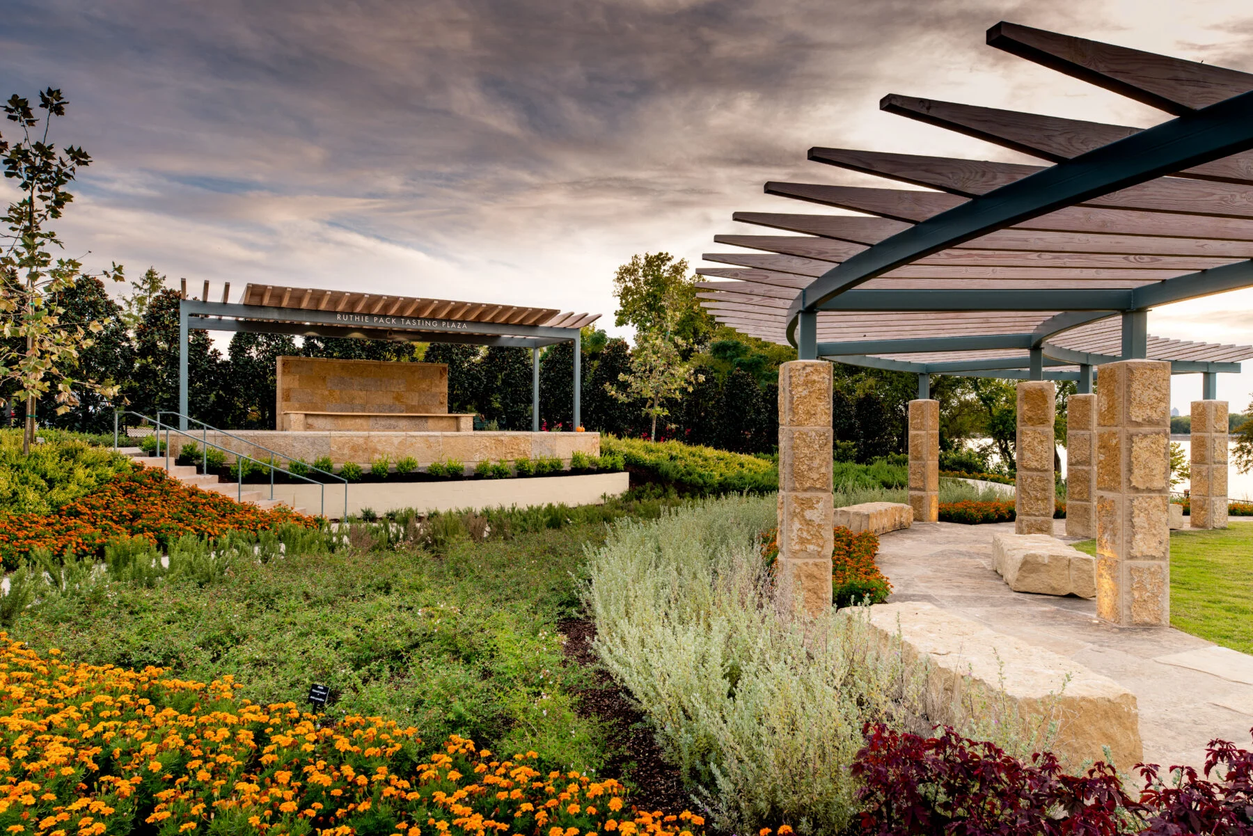 stone tasting area