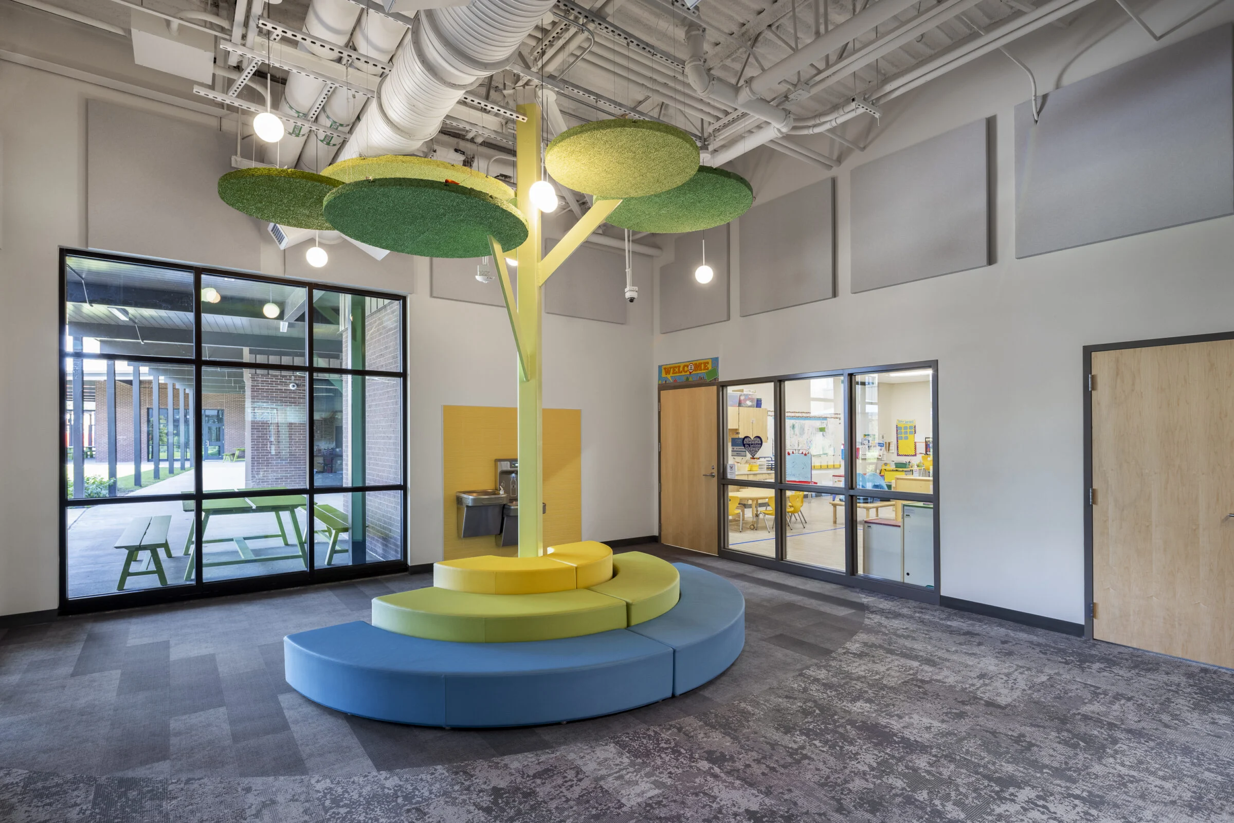Mental health space inside AISD Houston Elementary